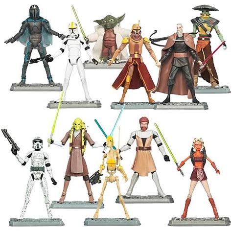 Star Wars Clone Wars Action Figures Wave 6 Revision 1