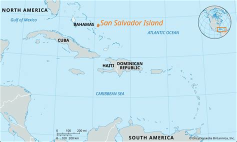 San Salvador Island | The Bahamas, Map, & Population | Britannica