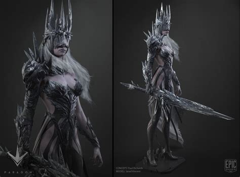 Paragon Character Art Drop | Fantasy concept art, Queen armor, Warrior ...