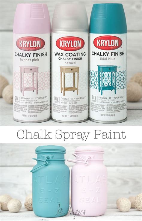 Krylon Chalk Finish Paint - Sprinkled and Painted at KA Styles.co | Chalky paint, Chalk paint ...