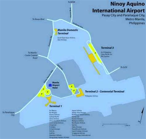 Naia Airport Map