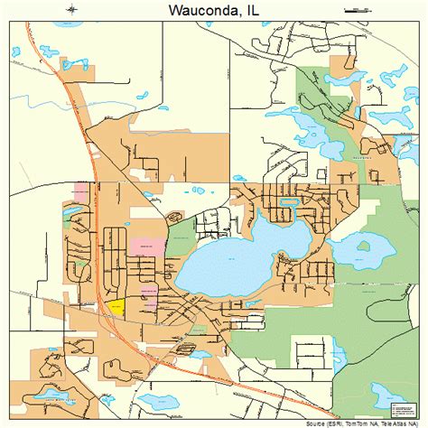 Wauconda Illinois Street Map 1779267