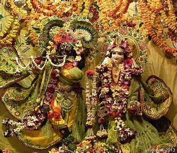 Krishna Radha Statue Wallpaper