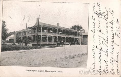 Montague Hotel Massachusetts Postcard