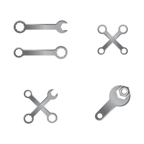 Wrench logo images illustration set 2084943 Vector Art at Vecteezy