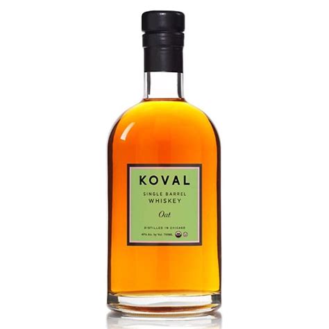 Koval Organic Oat Single Barrel Whiskey 750ml – Uptown Spirits