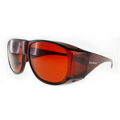 Sun Shield Fit Over Sunglasses - Brown - Kleargo