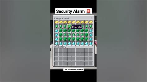 Minecraft: Security Alarm 🚨 #short #shorts #minecraft #meme #meems #viral #tranding # ...