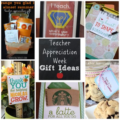 Teacher Appreciation Week Gift Ideas