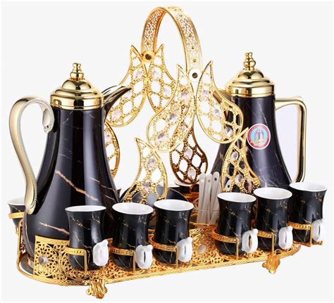 Brilliant 1L+1L Arabic coffee pot set with Glass Liner EverichHydro