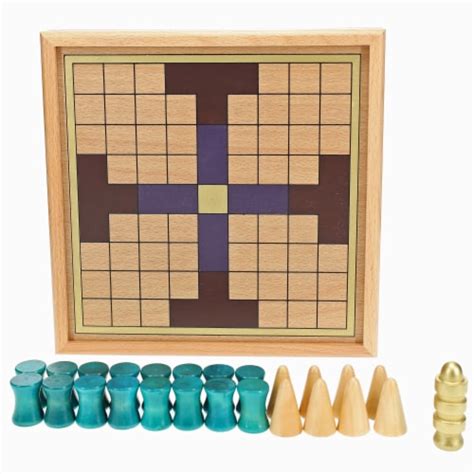 WE Games King's Table Wooden Board Game, Tablut Viking Strategy Game, 1 unit - King Soopers