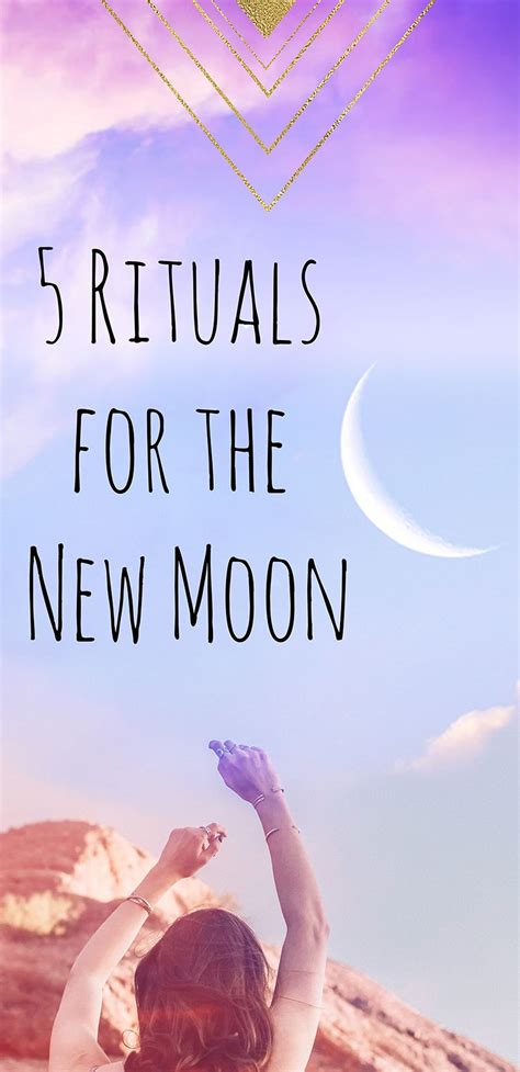 5 Rituals for the New Moon | Zenned Out New Moon Rituals, Full Moon ...