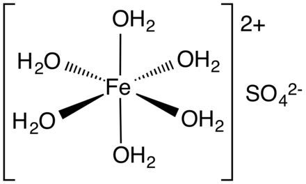 Skeletal formula of iron(II) sulfate | Skeletal formula, Iron, Math