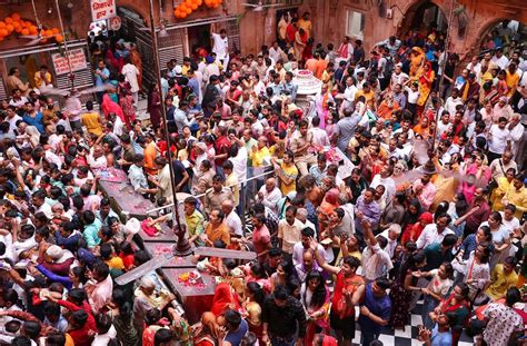 2 killed in stampede-like situation at Mathura temple during Janmashtami celebrations - Rediff ...