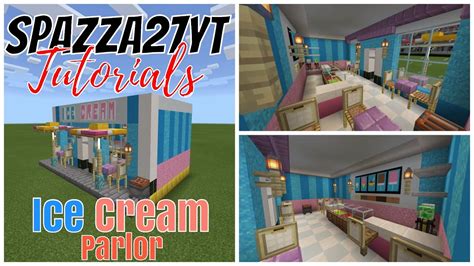 Minecraft Small Shops #18 Ice Cream Parlor Tutorial - YouTube