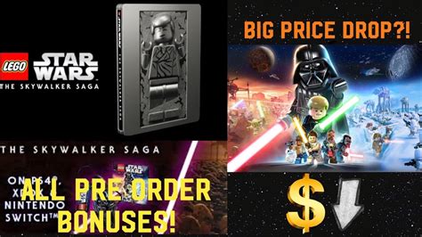 All Lego Star Wars The Skywalker Saga pre-order bonuses + price drop ...