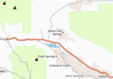 MICHELIN North Palm Springs map - ViaMichelin