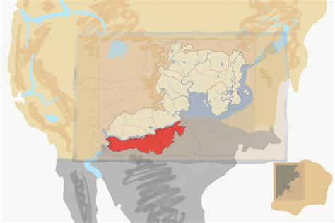 An updated speculation of an RDR map expansion. : r/RDR2