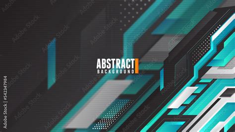 Futuristic Abstract Gaming Wallpaper Background Vector Stock Vector ...