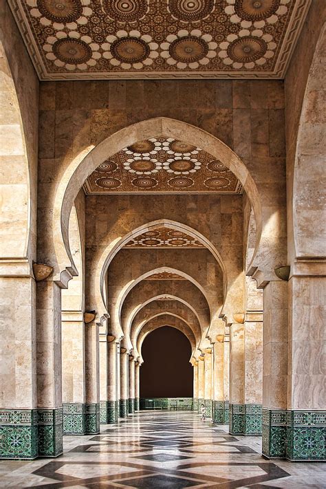 HD wallpaper: gray concrete pillars, Morocco, Mosque, Building, Casablanca | Wallpaper Flare