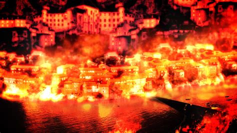 Burning City Matte Painting by Shaostyle on DeviantArt