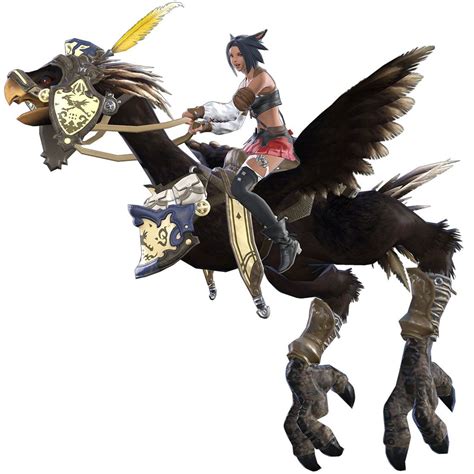 Final Fantasy XIV: Heavensward - Flying Black Chocobo | Final fantasy ...