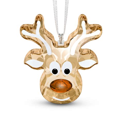 Swarovski 2024 Joyful Gingerbread Reindeer Ornament | Crystal Classics