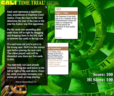 Time Trial law game – Open Law Lab