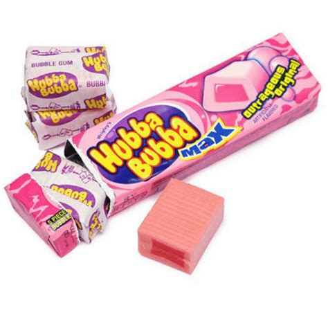 Hubba Bubba Max Outrageous Original Bubble Gum - 5 Piece Pack - All ...