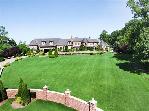 $29,000,000 Mansion With Indoor And Outdoor Pools In Über-Wealthy Alpine, NJ Heated Driveway ...