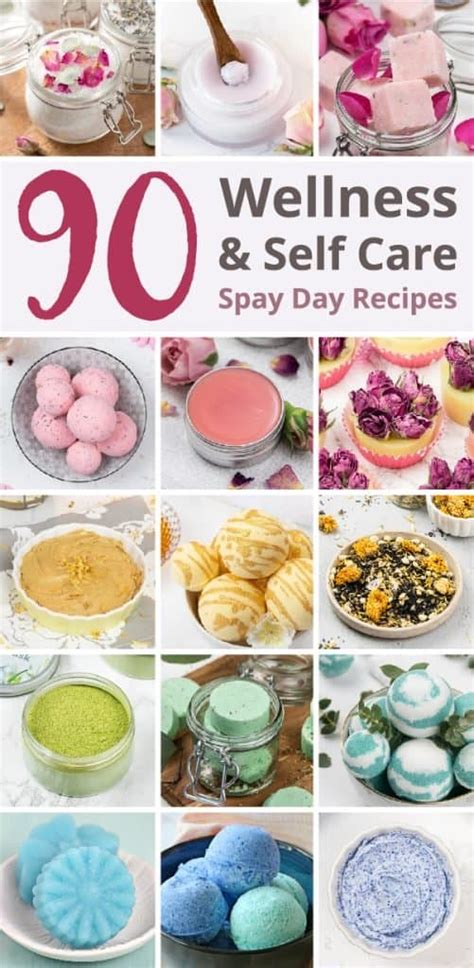 Spa Day At Home: 90 Ideas for DIY Wellness & Self Care