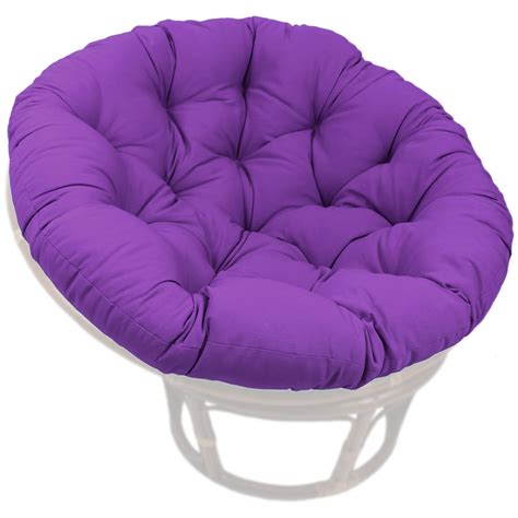52 Inch Solid Twill Tufted Papasan Cushion | DCG Stores