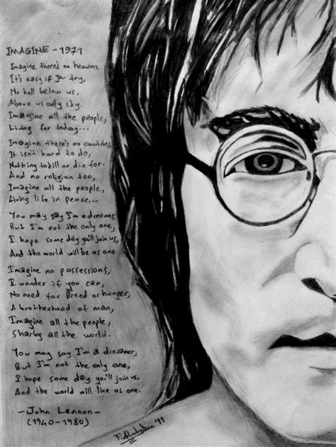 Imagine john lennon, Beatles lyrics, John lennon