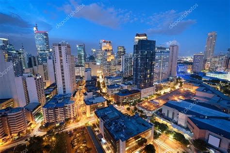 Makati Skyline, Manila - Philippines. — Stock Photo © fazon1 #74371259