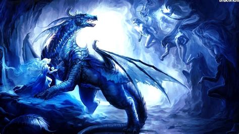 Download Free 100 + blue fire dragon Wallpapers