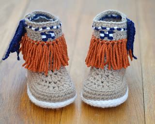 Ravelry: Moccasin Slippers for Kids pattern by Caroline Brooke