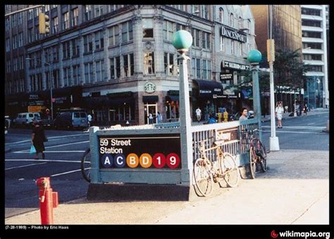 59th Street – Columbus Circle Subway Station Entrance (1,2,A,B,C,D ...