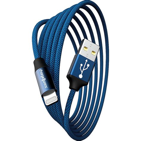 Chargeworx 10' USB to Lightning Charging Cable Blue CHA-CX4859BL - Best Buy