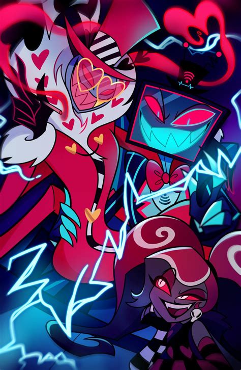 🖤 Kain 🖤 on Twitter | Hotel art, Boss wallpaper, Vivziepop hazbin hotel