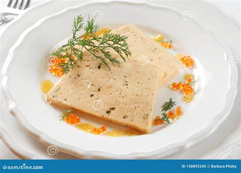 Salmon Terrine stock image. Image of caviar, terrine - 158892345