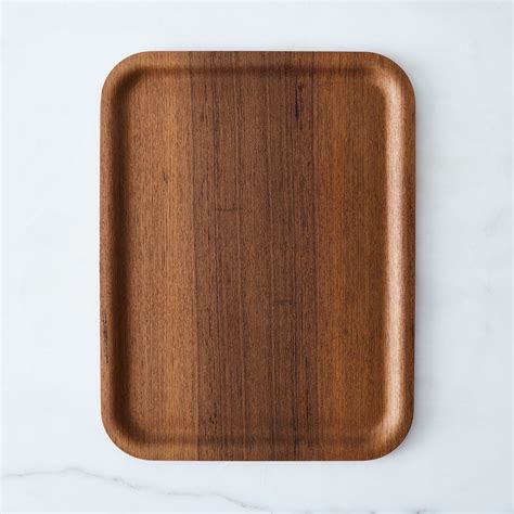 Nonslip Rectangular Wood Tray | Wood tray, Serving tray wood, Tray