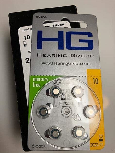 Size 10 Hearing Aid Batteries | 60 Batteries | Hearing Group