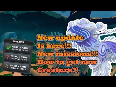 HOW TO COMPLETE DAILY +CREATURE MISSIONS!!! +OCEAN REVAMP!! (Creatures Of Sonaria) - YouTube