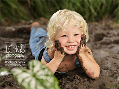 Mud Puddle Portraits! | Tallahassee photographers| Long's Photography| Wedding Portrait Photography