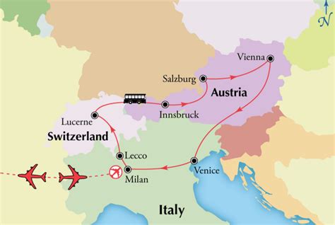 Northern Italy Tour with Austria and Switzerland | Milan, Salzburg, Vienna