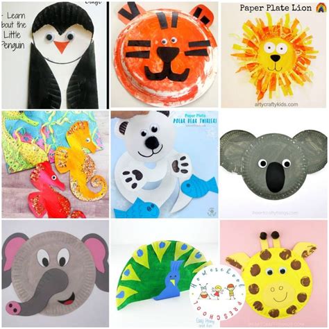 Zoo Animal Paper Plate Crafts for Kids | Idées pour l'école, Ecole, Idee