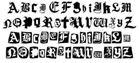 Gothic Punk font by Woodcutter | FontRiver