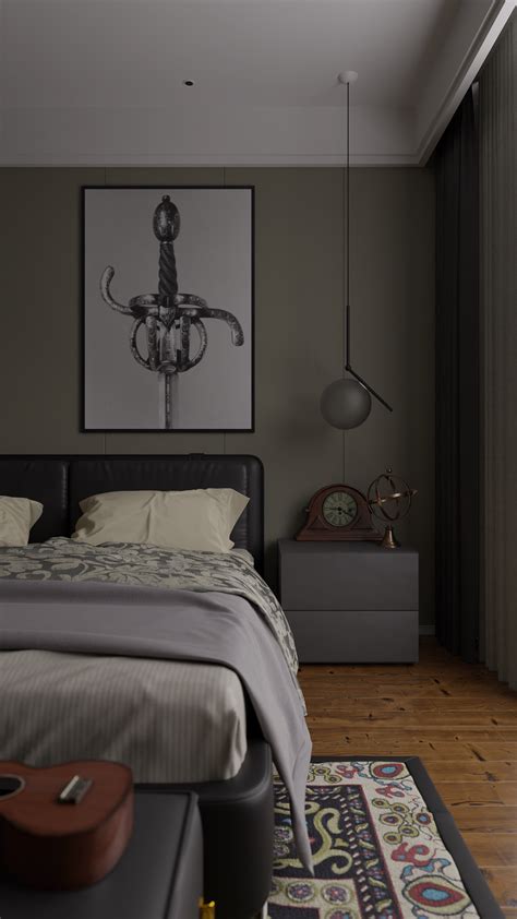 Olive Bedroom on Behance