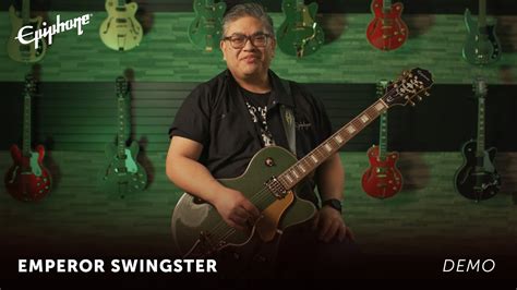 Epiphone Emperor Swingster Demo and Tone Guide - YouTube