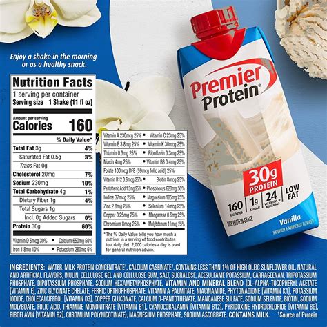 Premier Protein High Protein Shakes Variety Pack in The Award Box Packaging 11 Fl. Oz Each ...